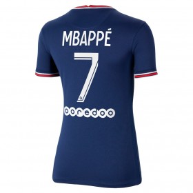 Fußballtrikots Paris Saint-Germain PSG Kylian Mbappé 7 Frauens Heimtrikotsatz 2021-2022